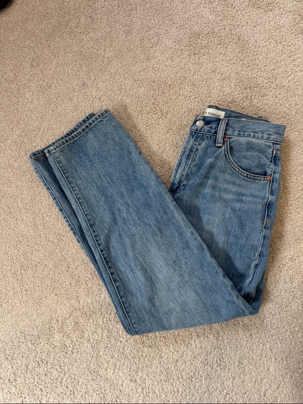 Aritzia Denim Forum 90's Marlo High-Rise Baggy Jeans 28" Size 25